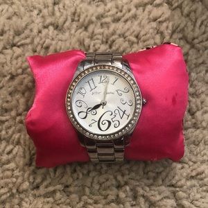 Betsey Johnson Silver Watch